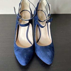 NINE West Women’s Shoes Navy Blue 7.5M